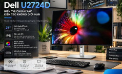 DELL ULTRASHARP U2724D – Công nghệ chống hại mắt đỉnh cao.