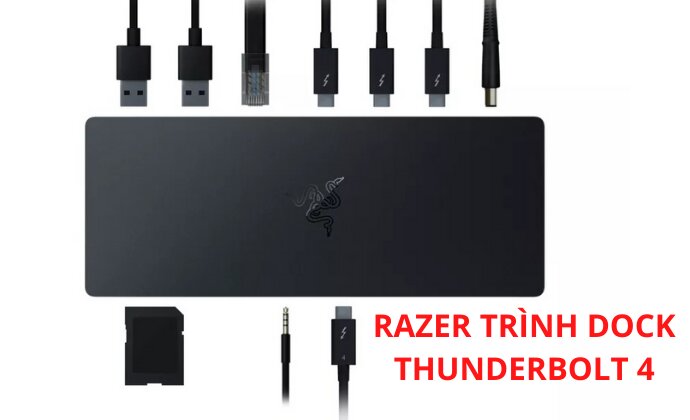 RAZER ra mắt Dock Thunderbolt 4 đa năng mới.