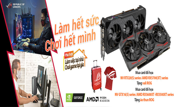 Nhận quà chất khi mua card màn hình ASUS ROG