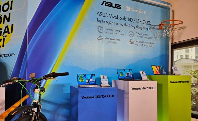 Asus ra mắt laptop Vivobook 14X/15X OLED, giá từ 15,39 triệu đồng.