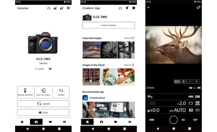 Sony phát hành ứng dụng quản lý hình ảnh Creators App.