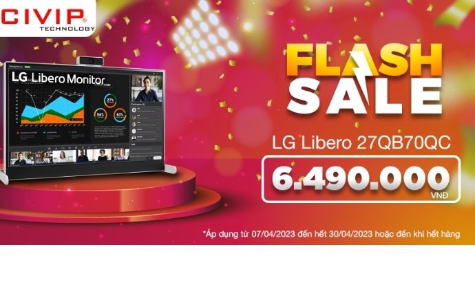 Flash sale ''Màn hình LCD LG 27 inch 27BQ70QC-S'' giá cực hấp dẫn.