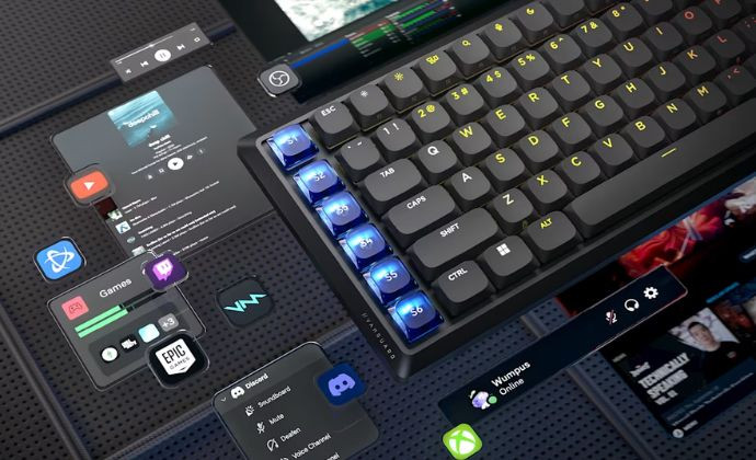 CORSAIR ra mắt bàn phím chơi game Low-Profile VANGUARD AIR 99 WIRELESS tích hợp tính năng Elgato Stream Deck.