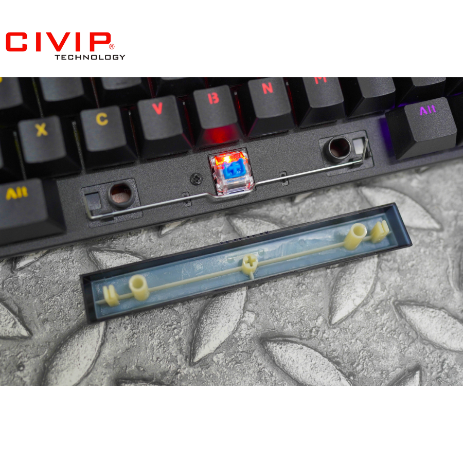 Bàn phím cơ có dây Edra EK313