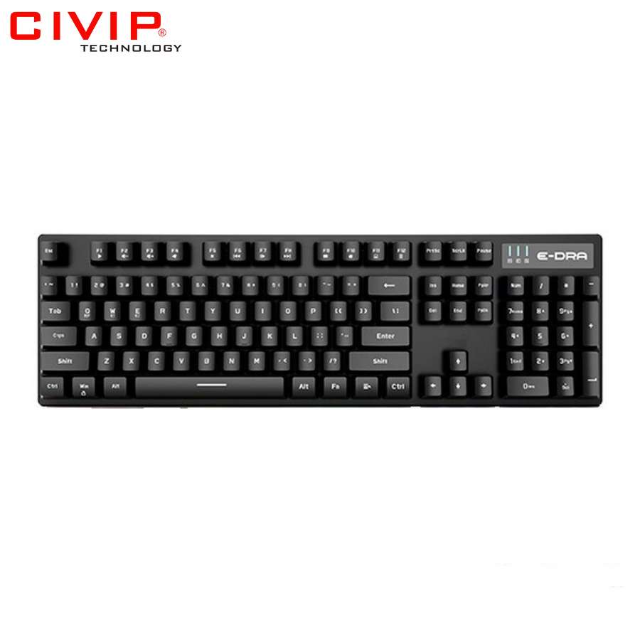 Bàn phím cơ không dây Edra EK314W
