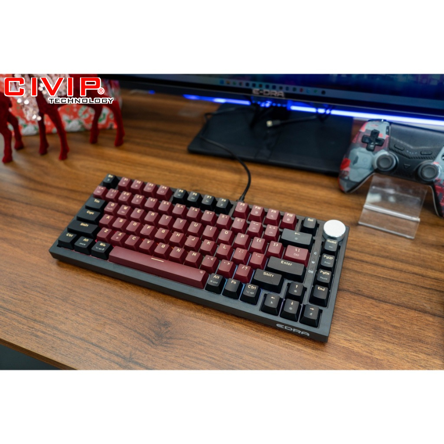 Bàn phím cơ có dây EDRA EK375