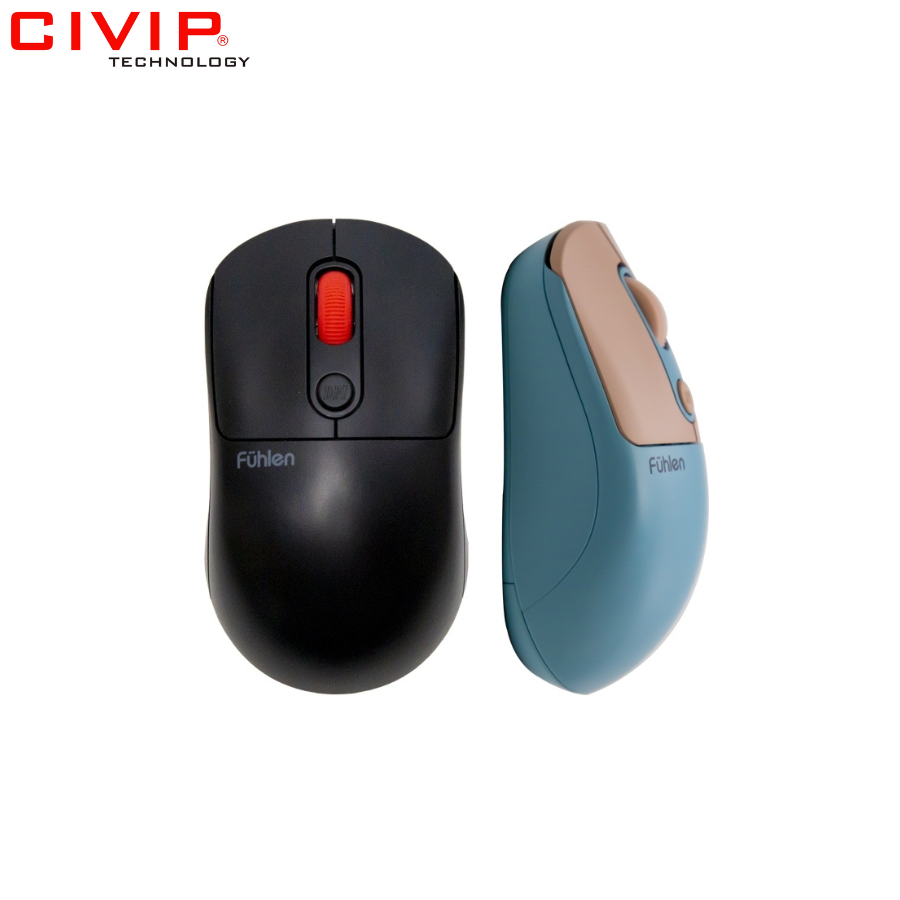 Chuột không dây Fuhlen M08S - Black