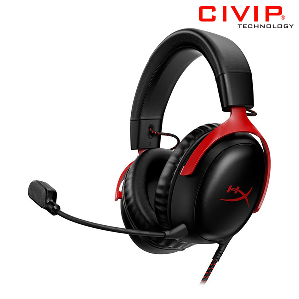 Tai nghe Kingston HyperX Cloud III Black/Red (727A9AA)