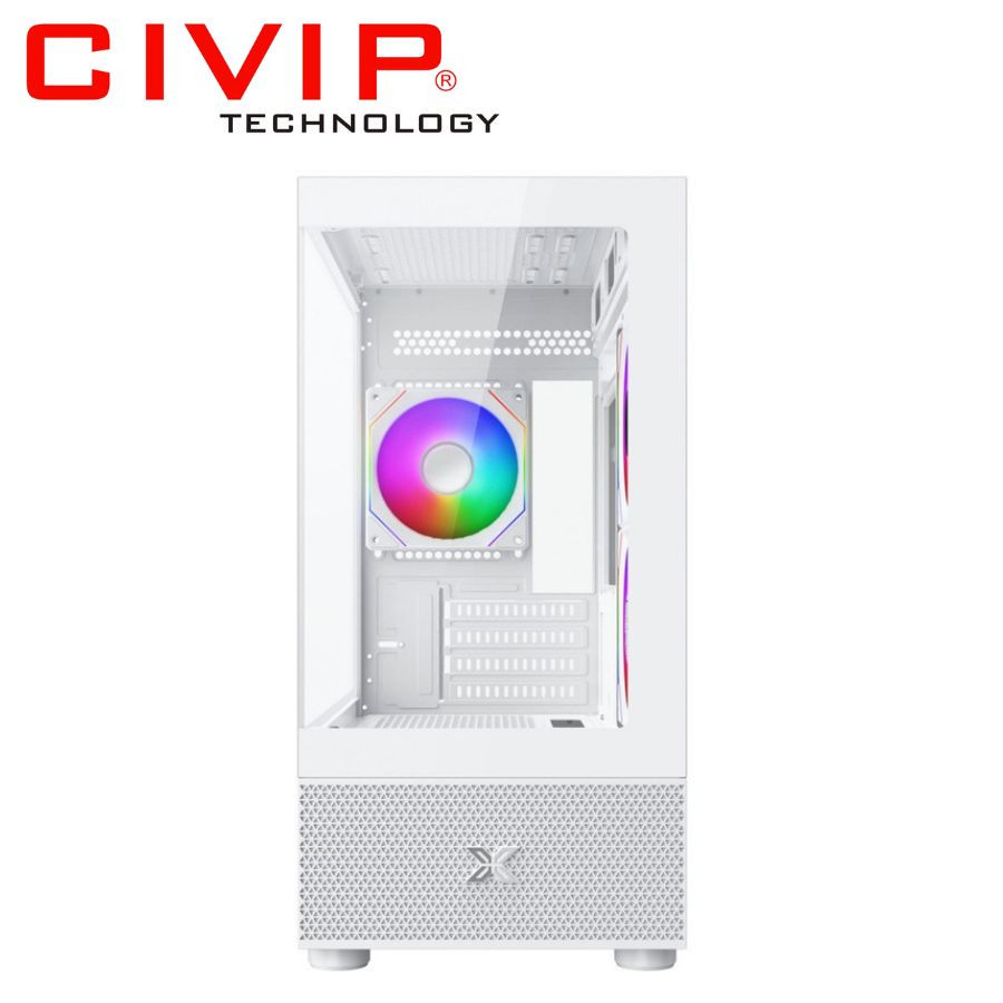 Case Xigmatek Alphard M Artic EN44113 - 3GF RGB - White