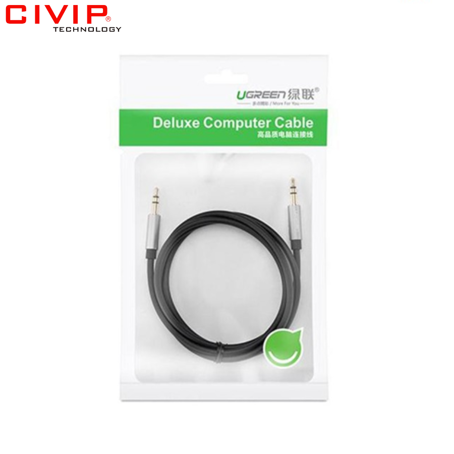 Cáp Audio 3.5mm dài 5M Ugreen 10737 mạ vàng 24K