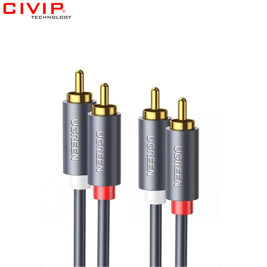 Cáp AV 2 đầu RCA (hoa sen) dài 5M Ugreen 10520