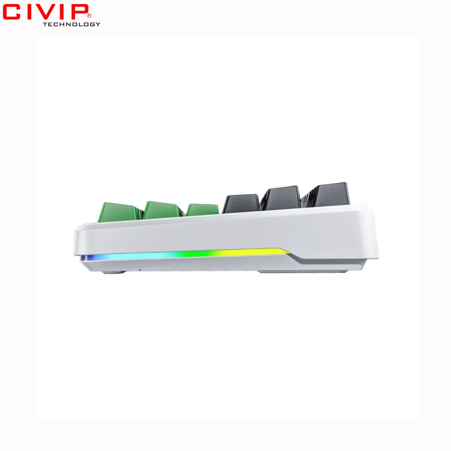 Bàn phím cơ không dây AULA F87 - Grey Wood V3 Switch