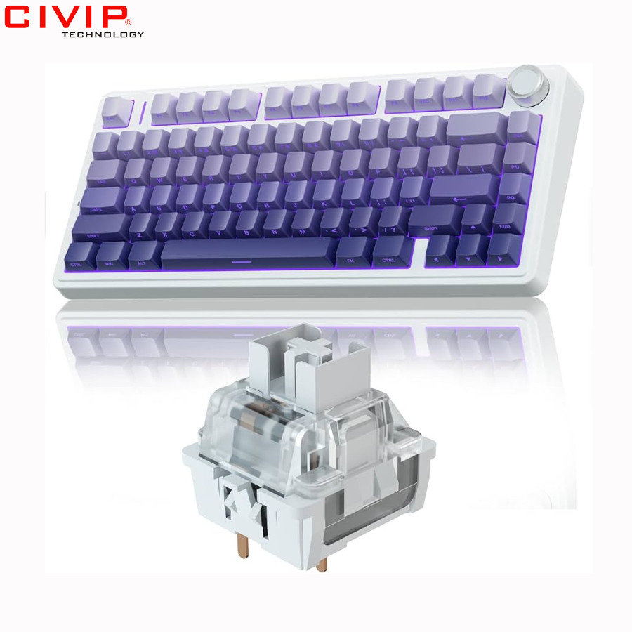 Bàn phím cơ không dây AULA F75 Pro