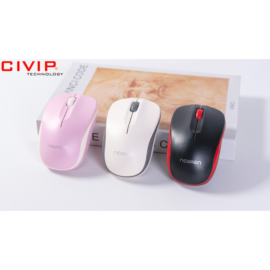 Chuột không dây NEWMEN F116 Đen-đỏ