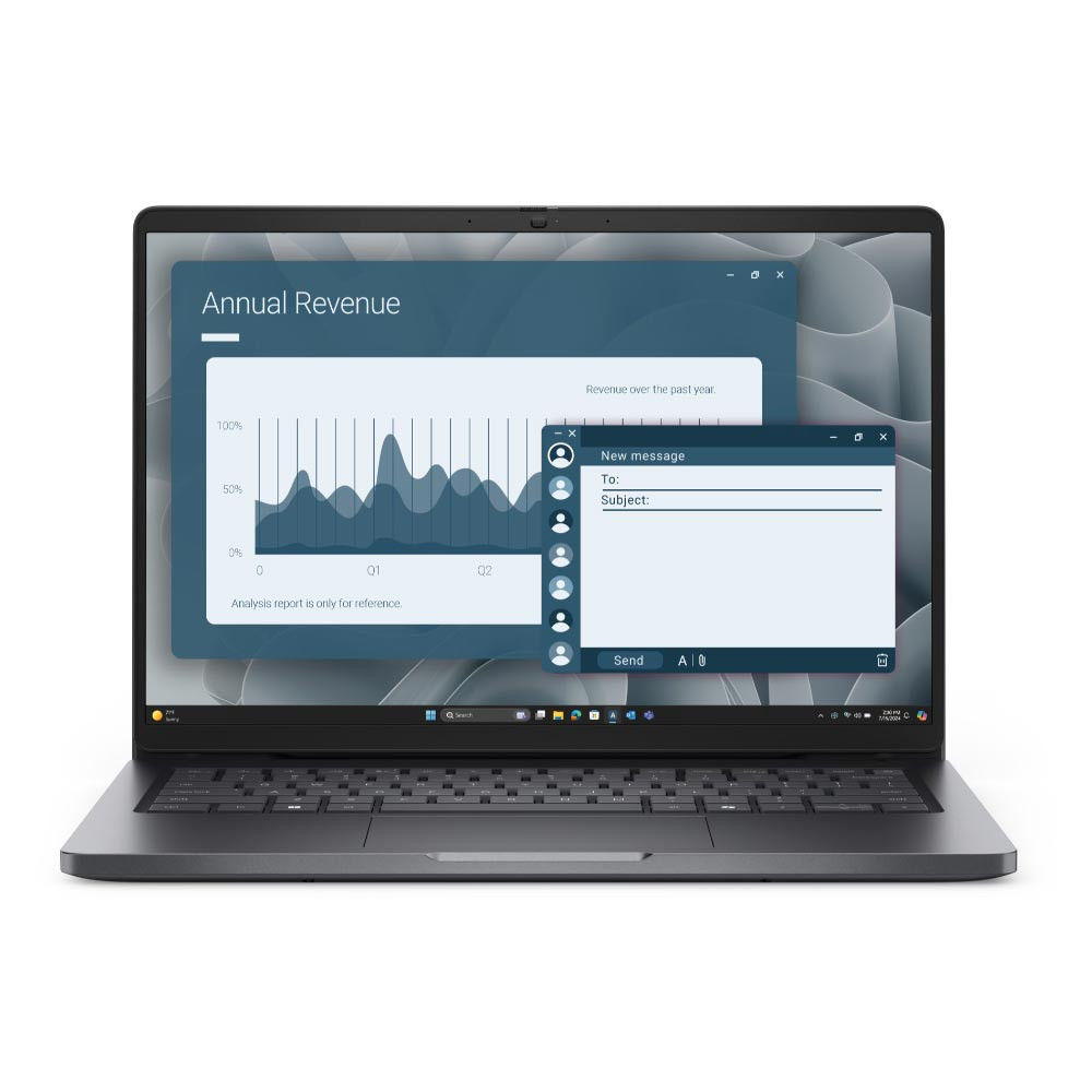 Laptop Dell Pro 14 Plus PB14250 71076112 (Ultra 5 236V/ 16GB/ 512GB SSD/ 14 inch FHD+/ Win11/ Black/ Vỏ nhôm/ 1Y)