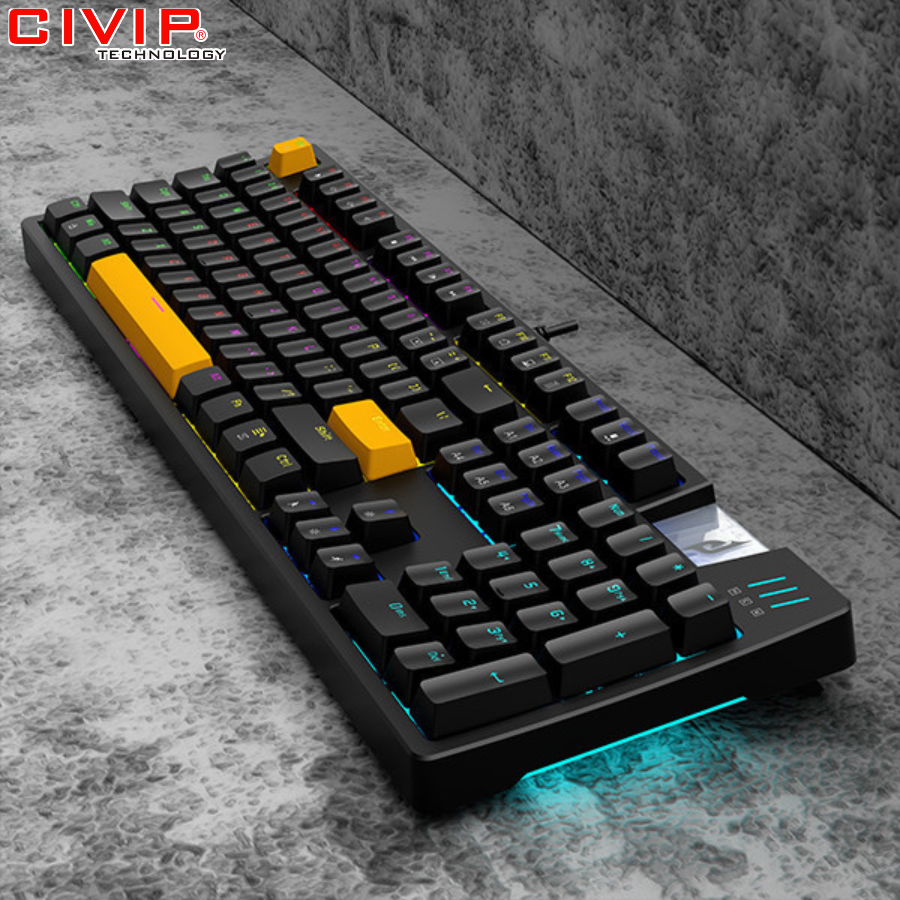 Bàn phím cơ có dây Edra EK316 - Red Switch