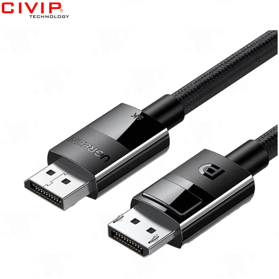 Cáp Displayport 1.4 dài 1.5m hỗ trợ 8K@60Hz Ugreen 80391