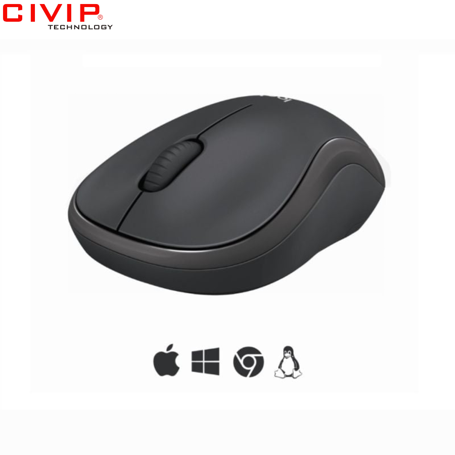 Chuột không dây Logitech M241 Silent Bluetooth Graphite