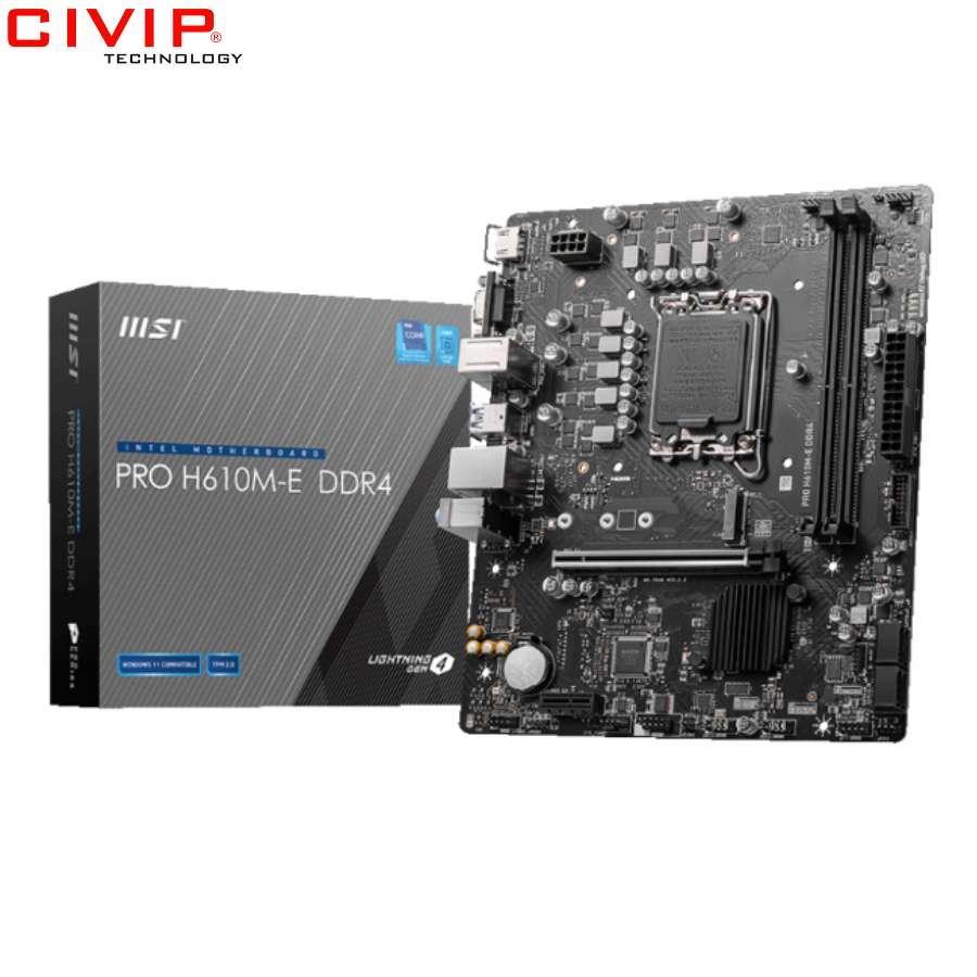 Mainboard MSI PRO H610M-E DDR4