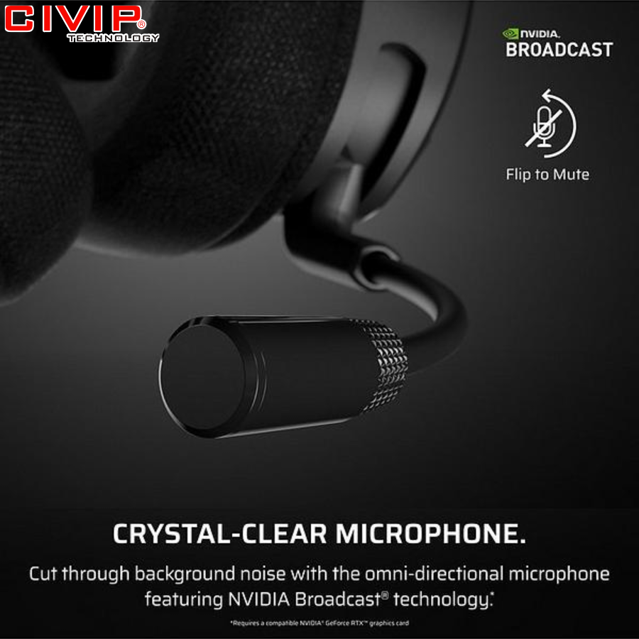 Tai nghe không dây Corsair Void V2 Wireless Carbon (CA-9011379-WW)