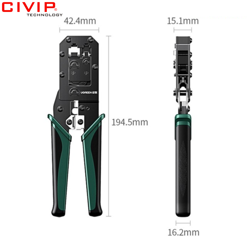 Kìm bấm mạng RJ45/RJ11 Ugreen 70683