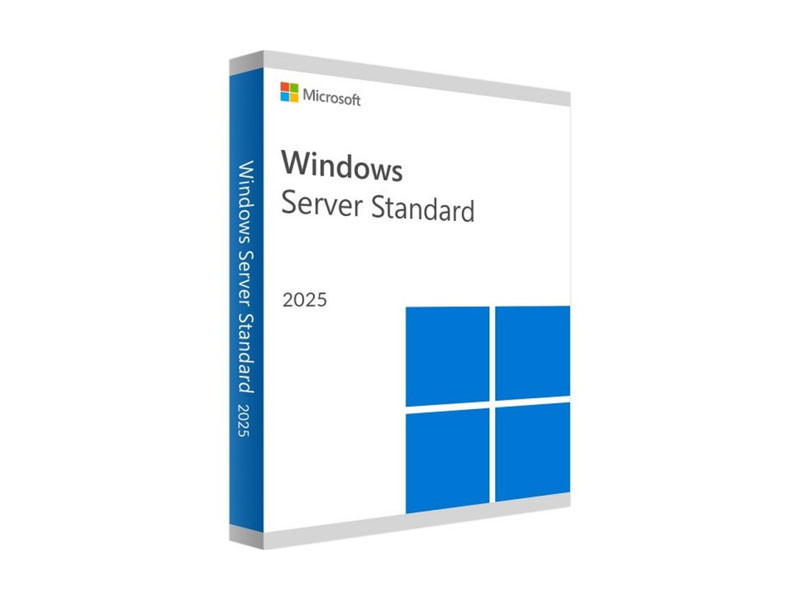 Phần mềm Windows Server Standard 2025 64Bit English 1pk DSP OEI DVD 16 Core EP2-25187