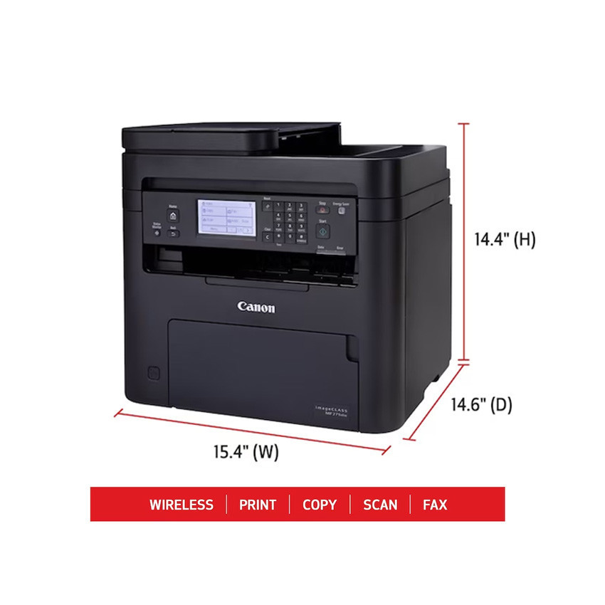 Máy in laser đen trắng đa năng Canon MF275dw (In đảo mặt| Copy| Scan| A4| A5| USB| Lan| WIFI)