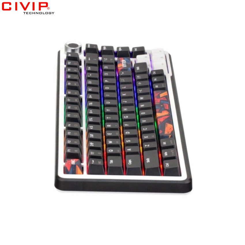 Bàn phím cơ không dây Edra EK375S - Red switch
