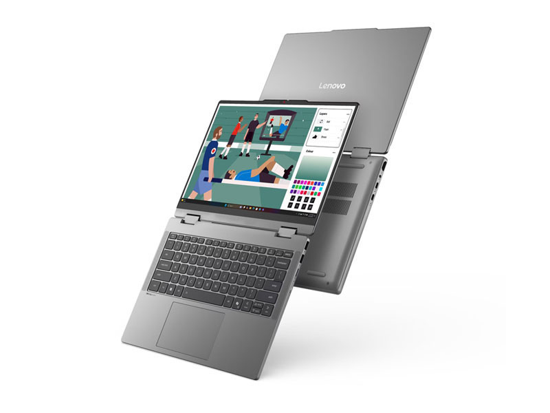 Laptop Lenovo IdeaPad 5 2in1 14IPH11 83UG005RVN (Ultra 7 355/ 16GB/ 512GB/ Intel® Graphics/ 14inch WUXGA/ Cảm ứng/ Bút cảm ứng/ Win 11/ Office/ Xám)