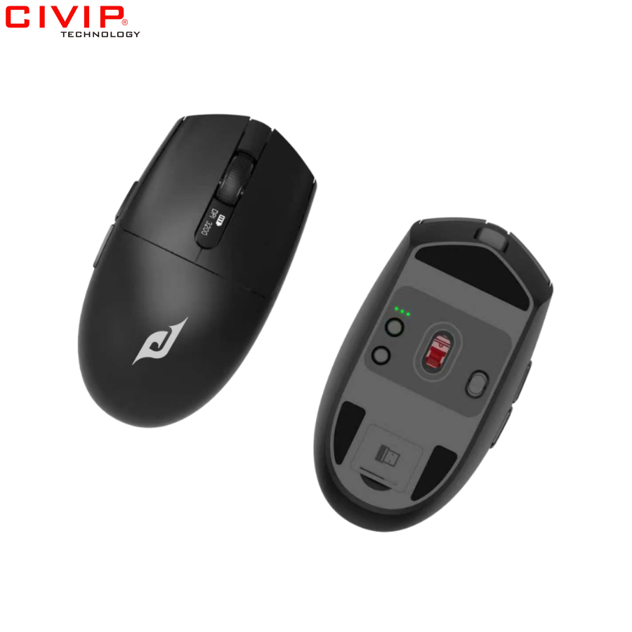Chuột không dây Gaming Edra EM6102WL Black