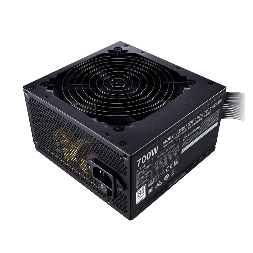 Nguồn Cooler Master MWE White V2 700 (700W/80 Plus Standard/Màu Đen)