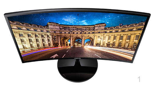 Màn hình Samsung C27F390FHE (27inch/FHD/LED/PLS/250cd/m²/HDMI+VGA/60Hz/4ms/ Cong)