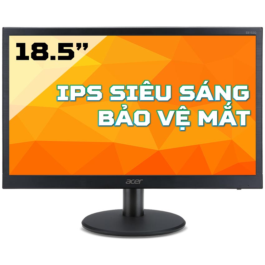 Màn hình LCD Acer EB192Q (18.5 inch/HD/LED/TN/VGA+DVI/200 cd/m²/60Hz/5ms)