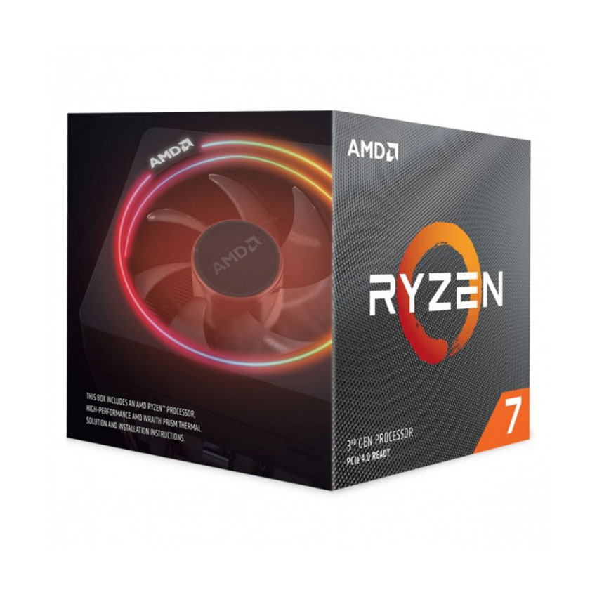 CPU AMD Ryzen 7 3700X - Không tích hợp VGA (3.6GHz turbo up to 4.4GHz/8 nhân 16 luồng/32MB Cache/65W)