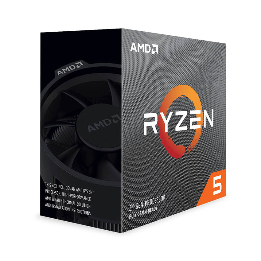 CPU AMD Ryzen 5 3600 - Không tích hợp VGA (3.6GHz turbo up to 4.2GHz/6 nhân 12 luồng/32MB Cache/65W)