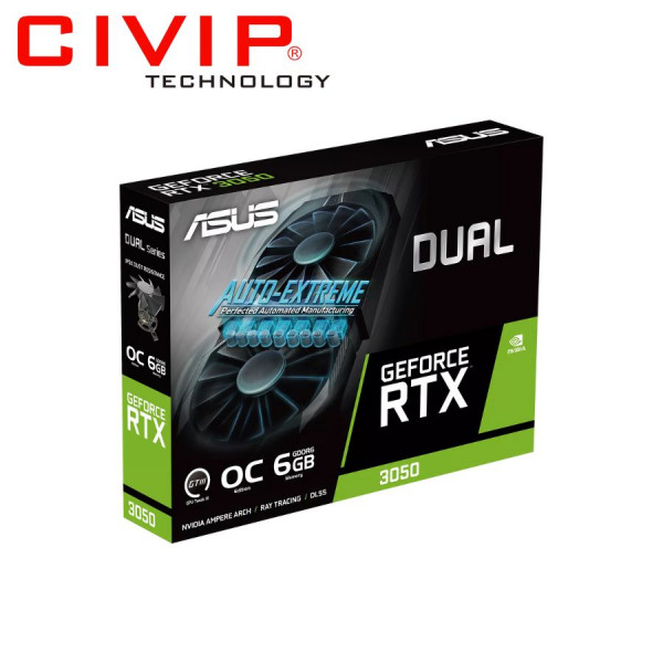 Card màn hình Asus DUAL RTX3050 OC 6GB (DUAL-RTX3050-O6G)