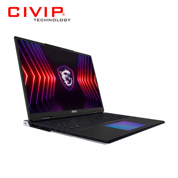 Laptop MSI Gaming Titan 18 HX AI A2XWJG-035VN (Ultra 9 275HX/ 96GB/ 6TB SSD/ RTX 5090 24GB/ 18.0inch UHD+/ 120Hz/ Win11/ Đen/ Balo)
