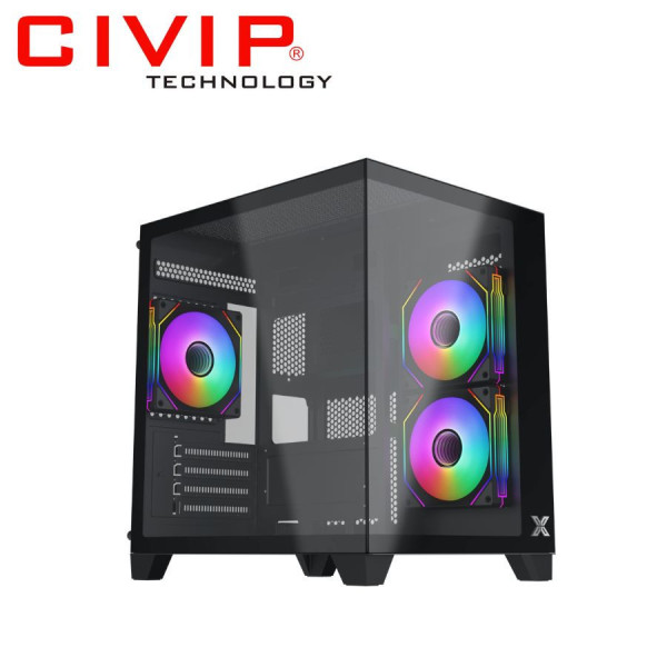 Case Xigmatek AQUA M Nano EN45509 - 3GF - Black