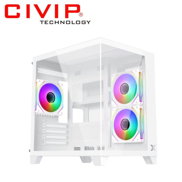 Case Xigmatek AQUA M Nano Arctic EN45516 - 3GF - White