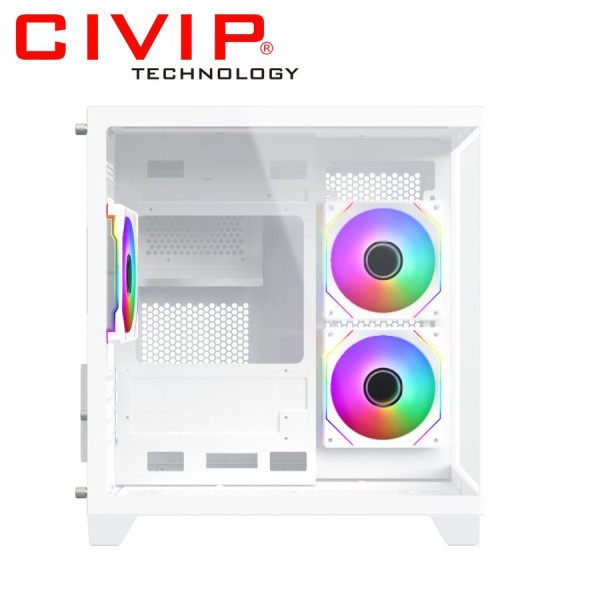Case Xigmatek AQUA M Nano Arctic EN45516 - 3GF - White
