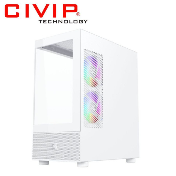 Case Xigmatek Alphard M Artic EN44113 - 3GF RGB - White