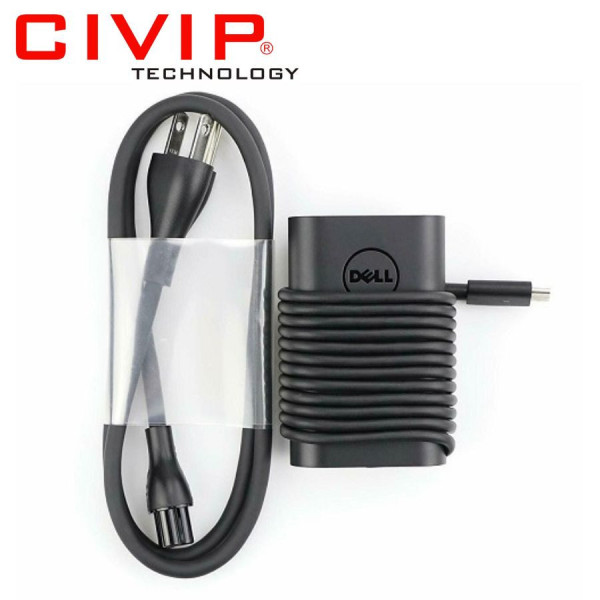 Sạc Laptop Dell 65W Type C chính hãng