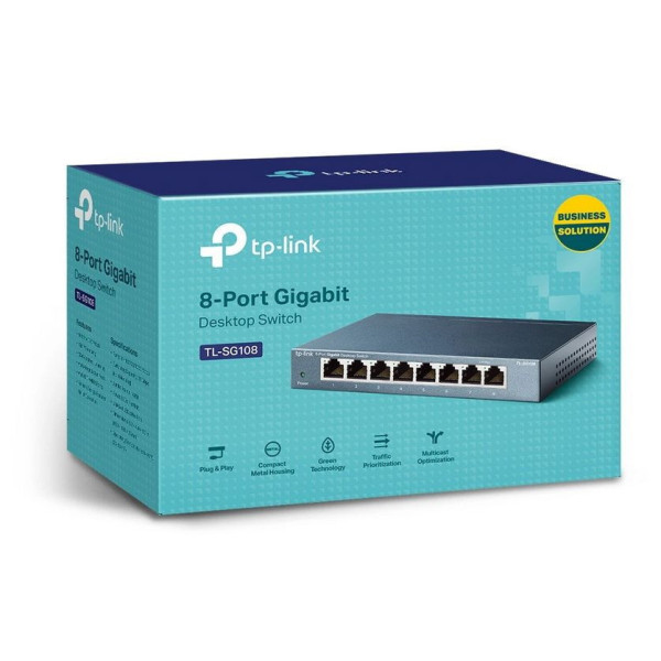 Switch 8 cổng Gigabit Desktop TPLink TL-SG108
