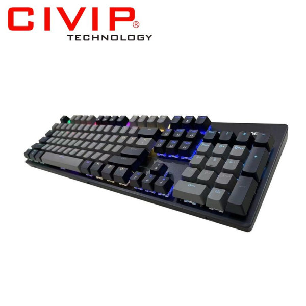 Bàn phím cơ có dây Edra EK3104L Beta - Red Switch