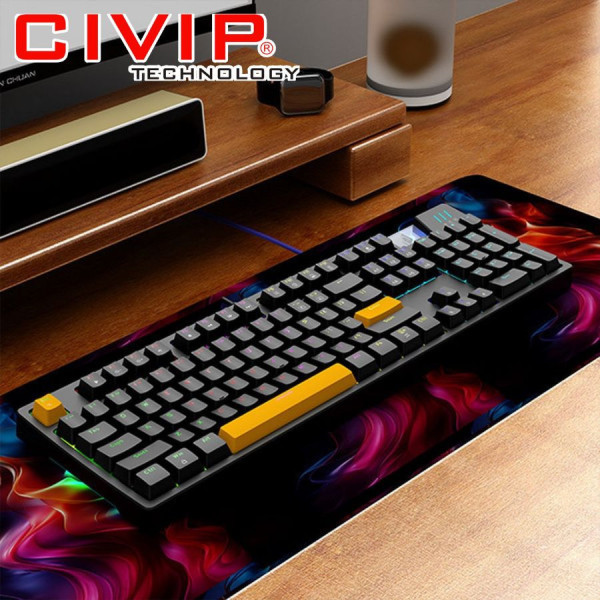 Bàn phím cơ có dây Edra EK316 - Blue Switch