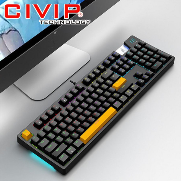 Bàn phím cơ có dây Edra EK316 - Blue Switch