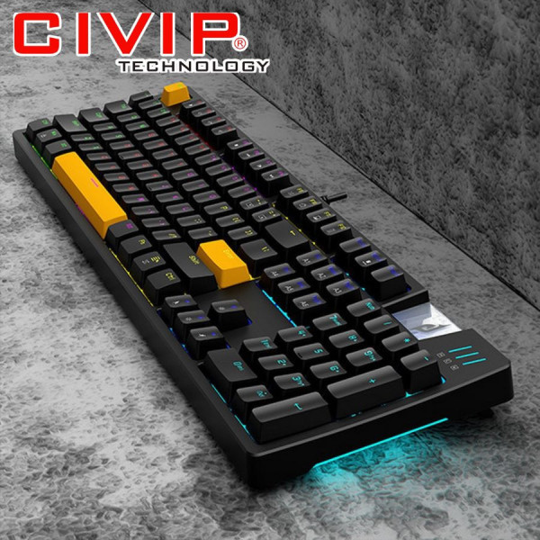 Bàn phím cơ có dây Edra EK316 - Blue Switch