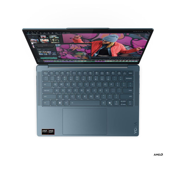 Laptop Lenovo Yoga Slim 7 14AKP10 83JY006PVN (AMD Ryzen AI 7 350/ Integrated AMD Radeon 860M Graphics/ 14 inch 2.8K WQXGA+/ 32GB/ 1TB/ Windows 11 Home + Microsoft Office Home 2024 + Microsoft 365 Basic/ Xanh)
