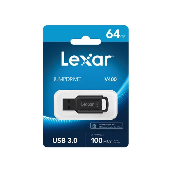 USB LEXAR JumpDrive V400 64GB Black