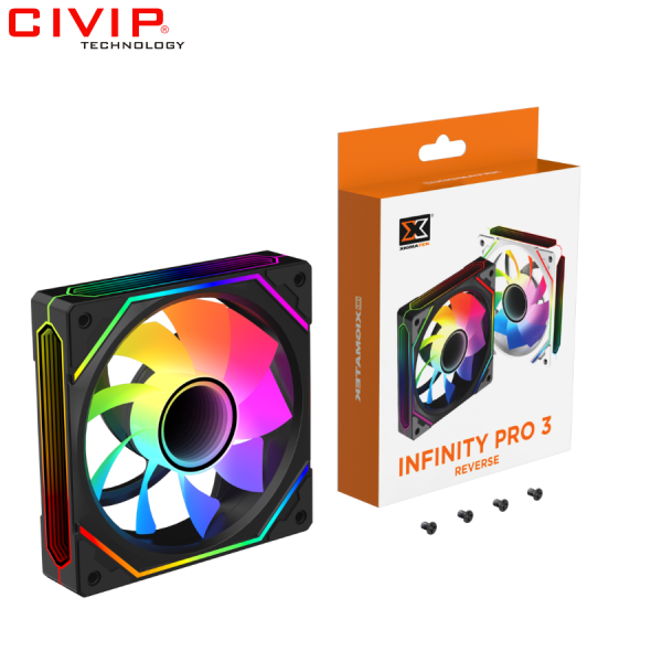 Fan Case Xigmatek Infinity Pro 3 Reverse 120mm EN47770